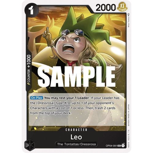 Leo (OP04 - 091) [Kingdoms of Intrigue] - PokéBox Australia
