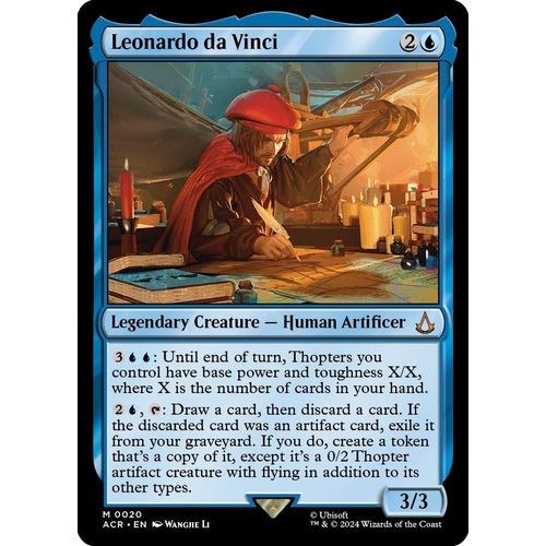Leonardo da Vinci (20) [Universes Beyond: Assassin's Creed] - PokéBox Australia