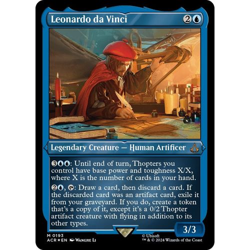 Leonardo da Vinci (Foil Etched) (193) [Universes Beyond: Assassin's Creed] - PokéBox Australia
