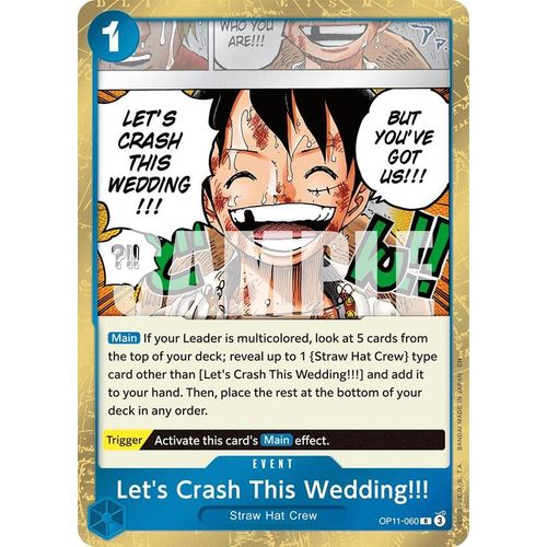 Let's Crash This Wedding!!! (OP11 - 060) [A Fist of Divine Speed] - PokéBox Australia