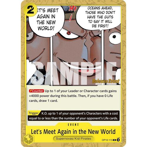 Let's Meet Again in the New World (OP10 - 115) [Royal Blood Release Event Cards] - PokéBox Australia