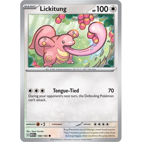 Lickitung (108/165) [SV: Scarlet & Violet 151] - PokéBox Australia