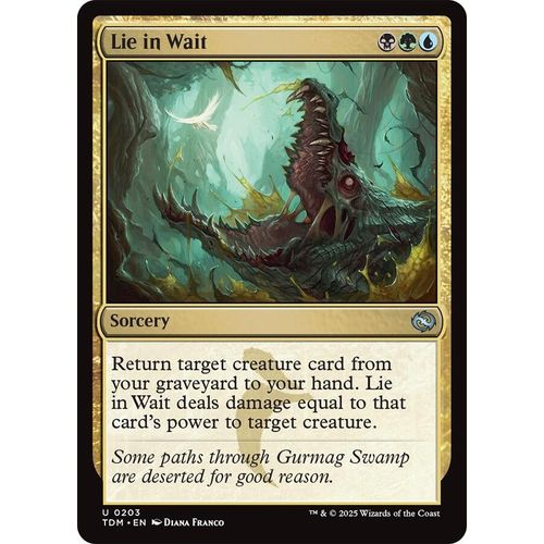 Lie in Wait (203) (Tarkir: Dragonstorm) - PokéBox Australia