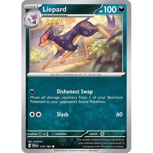 Liepard (115/182) [SV04: Paradox Rift] - PokéBox Australia