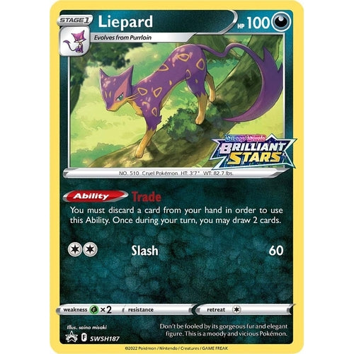 Liepard - SWSH187 (SWSH187) (SWSH: Sword & Shield Promo Cards) - PokéBox Australia