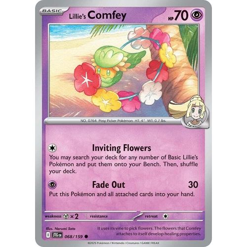 Lillie's Comfey (068/159) (SV09: Journey Together) - PokéBox Australia