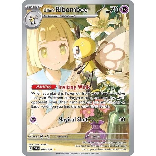Lillie's Ribombee (164/159) (SV09: Journey Together) - PokéBox Australia