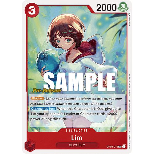 Lim (OP03 - 015) [Pillars of Strength Pre - Release Cards] - PokéBox Australia