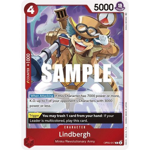 Lindbergh (OP05 - 017) [Awakening of the New Era] - PokéBox Australia