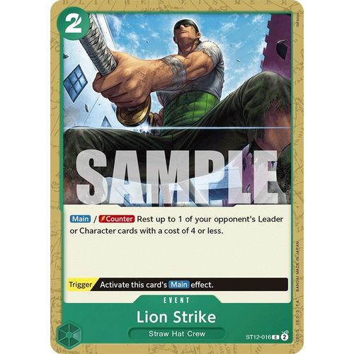 Lion Strike (ST12 - 016) [Starter Deck 12: Zoro and Sanji] - PokéBox Australia