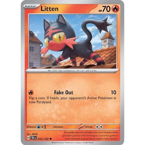 Litten (032/162) [SV05: Temporal Forces] - PokéBox Australia