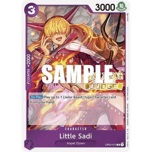Little Sadi (Judge) (OP02 - 073) [One Piece Promotion Cards] - PokéBox Australia