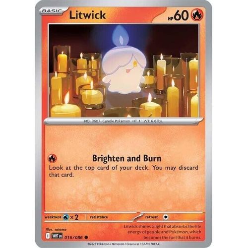 Litwick (016/086) (SV: White Flare) - PokéBox Australia