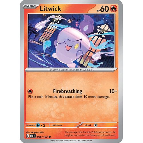 Litwick (036/197) [SV03: Obsidian Flames] - PokéBox Australia
