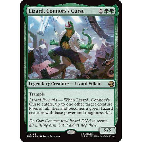 Lizard, Connors's Curse (106) (Marvel's Spider - Man) - PokéBox Australia