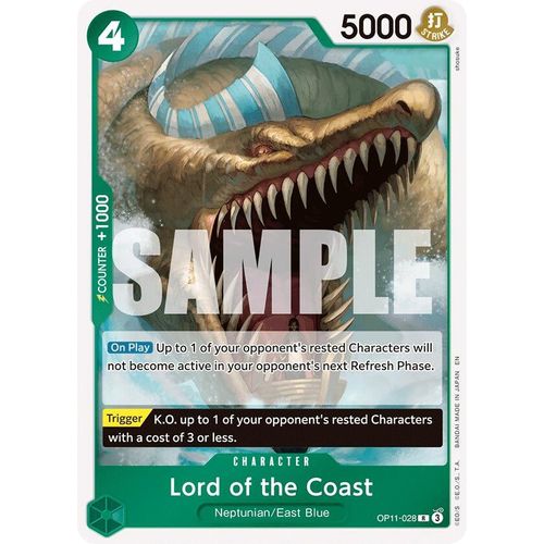 Lord of the Coast (OP11 - 028) [A Fist of Divine Speed] - PokéBox Australia