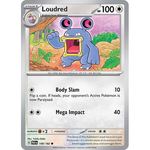 Loudred (149/182) [SV04: Paradox Rift] - PokéBox Australia