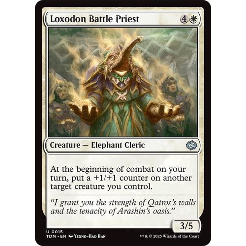 Loxodon Battle Priest (15) (Tarkir: Dragonstorm) - PokéBox Australia