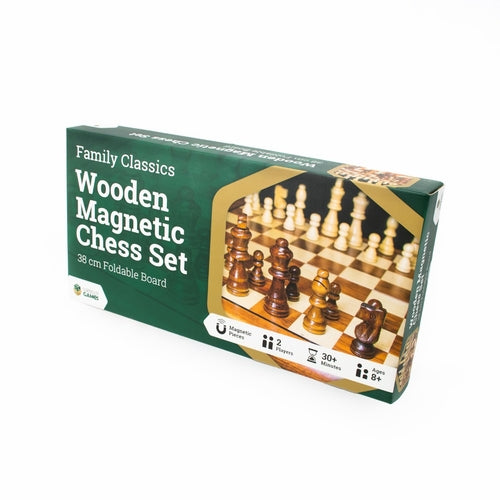 LPG Classics Wooden Magnetic Chess Set 38 cm - PokéBox Australia
