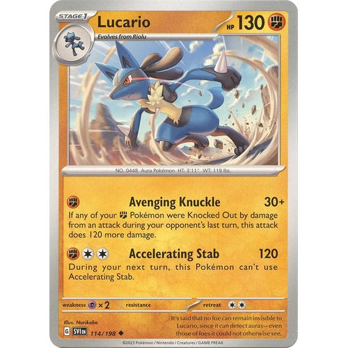 Lucario (114/198) [SV01: Scarlet & Violet Base Set] - PokéBox Australia