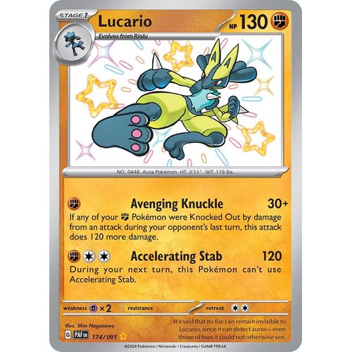 Lucario (174/091) [SV: Paldean Fates] - PokéBox Australia
