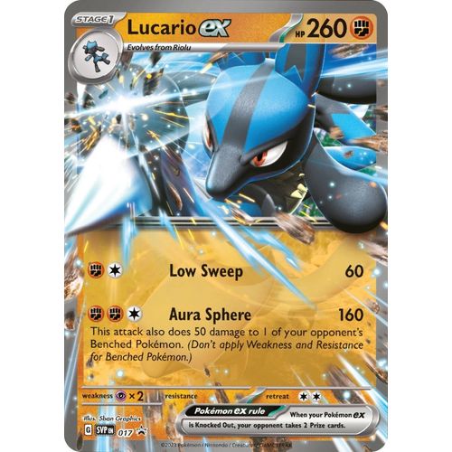 Lucario ex - 017 (017) (SV: Scarlet & Violet Promo Cards) - PokéBox Australia