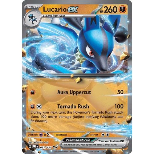Lucario ex (051/131) [SV: Prismatic Evolutions] - PokéBox Australia