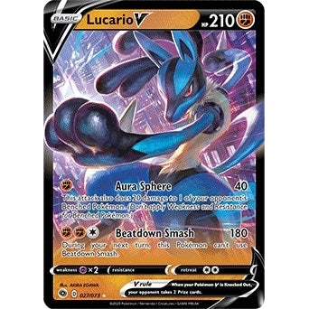 Lucario V (27/73) (Champion's Path) - PokéBox Australia