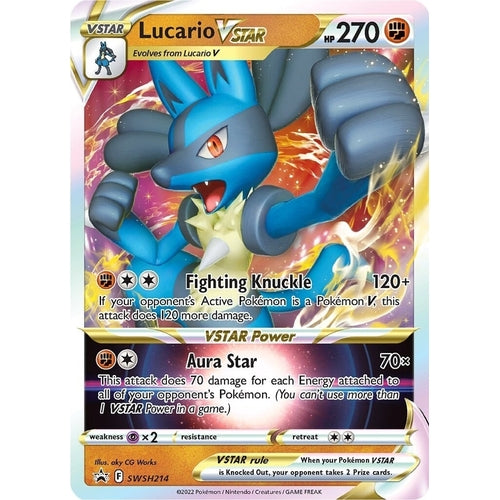 Lucario VSTAR - SWSH214 (SWSH214) (SWSH: Sword & Shield Promo Cards) - PokéBox Australia