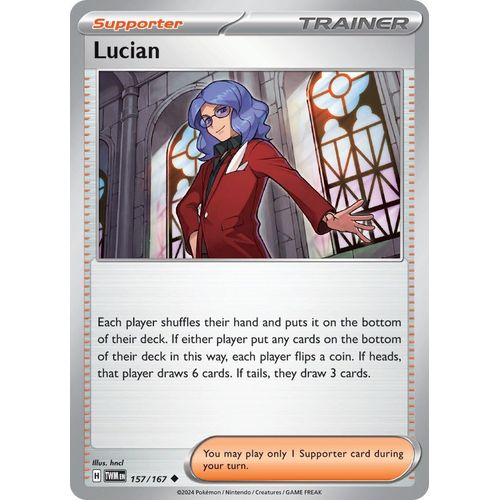 Lucian (157/167) [SV06: Twilight Masquerade] - PokéBox Australia