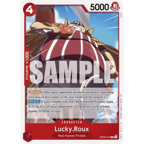 Lucky.Roux (Reprint) (OP09 - 015) [Starter Deck 23: RED Shanks] - PokéBox Australia