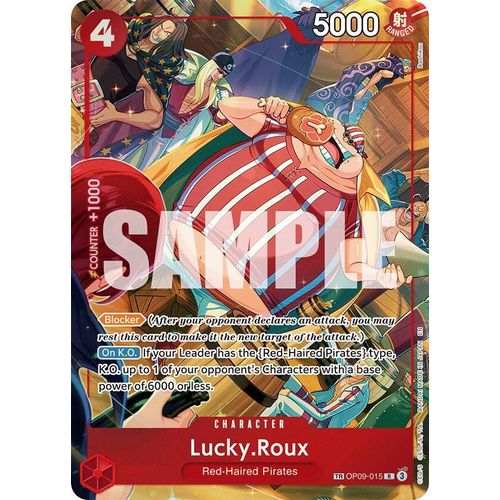Lucky.Roux (TR) (OP09 - 015) [A Fist of Divine Speed] - PokéBox Australia