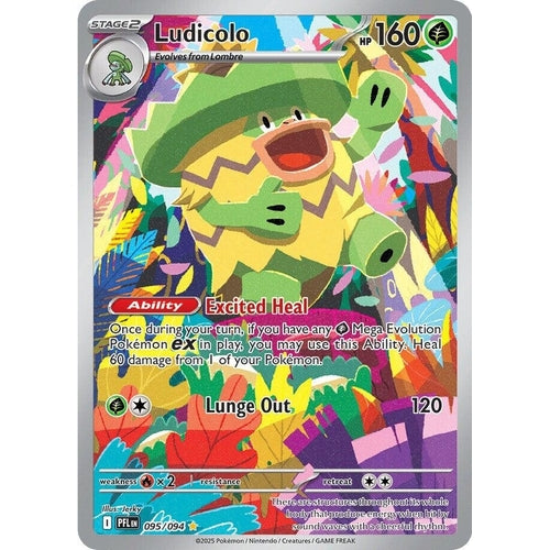 Ludicolo (095/094) (ME02: Phantasmal Flames) - PokéBox Australia
