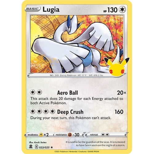 Lugia (022/025) (Celebrations) - PokéBox Australia