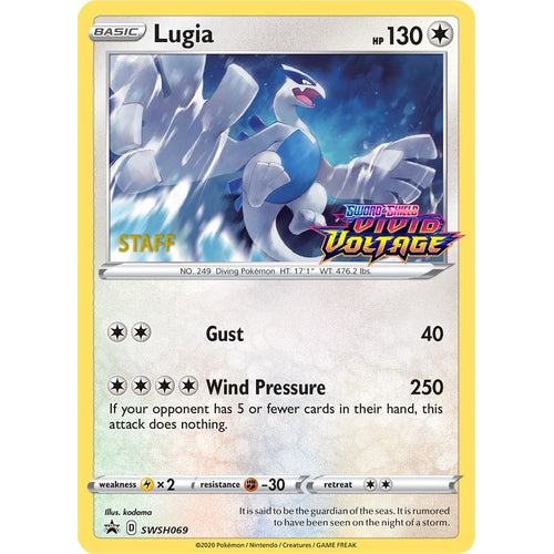 Lugia - SWSH069 (Prerelease) [Staff] (SWSH069) (SWSH: Sword & Shield Promo Cards) - PokéBox Australia