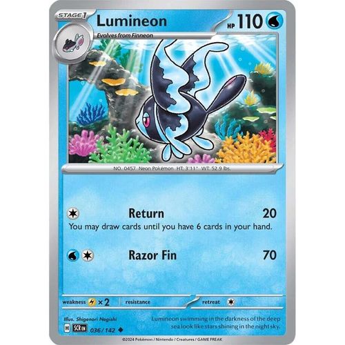 Lumineon (036/142) [SV07: Stellar Crown] - PokéBox Australia