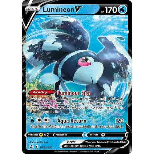 Lumineon V - SWSH250 (SWSH250) (SWSH: Sword & Shield Promo Cards) - PokéBox Australia