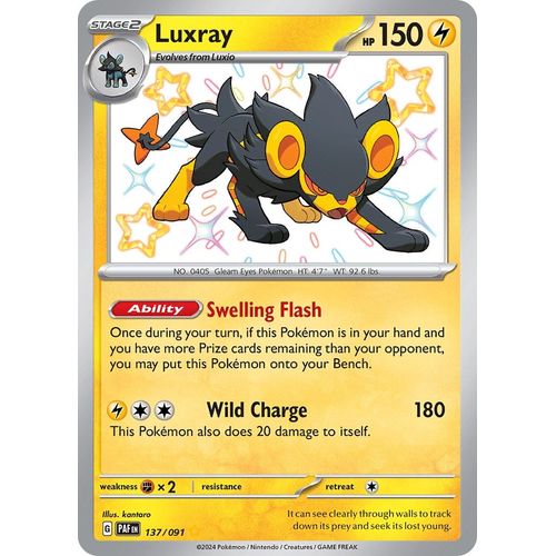 Luxray (137/091) [SV: Paldean Fates] - PokéBox Australia