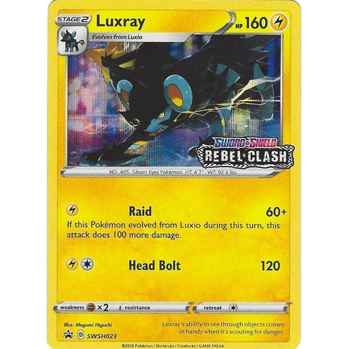 Luxray - SWSH023 (Prerelease) (SWSH023) (SWSH: Sword & Shield Promo Cards) - PokéBox Australia