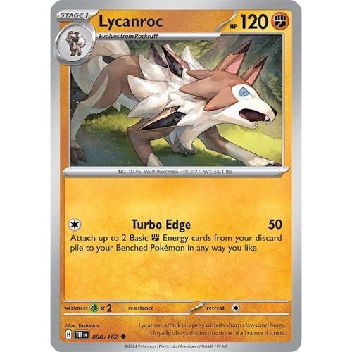 Lycanroc (090/162) [SV05: Temporal Forces] - PokéBox Australia