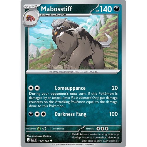Mabosstiff (143/193) [SV02: Paldea Evolved] - PokéBox Australia