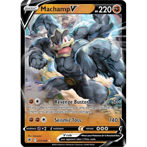 Machamp V (072/189) (SWSH10: Astral Radiance) - PokéBox Australia