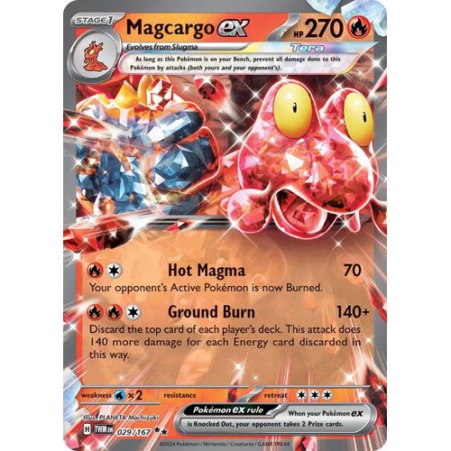 Magcargo ex (029/167) [SV06: Twilight Masquerade] - PokéBox Australia