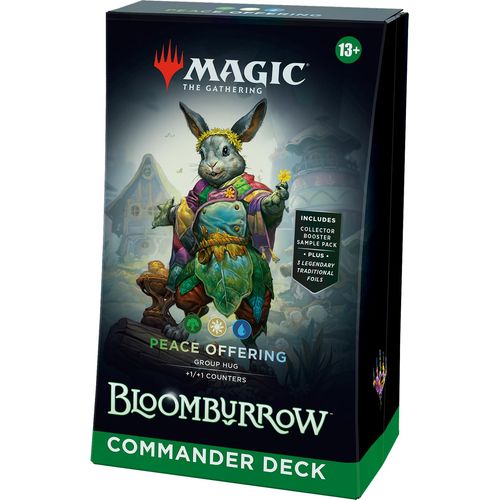 Magic The Gathering | Bloomburrow Commander Deck - Peace Offering (Green/White/Blue) - PokéBox Australia