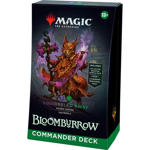 Magic The Gathering | Bloomburrow Commander Deck - Squirreled Away (Black/Green) - PokéBox Australia