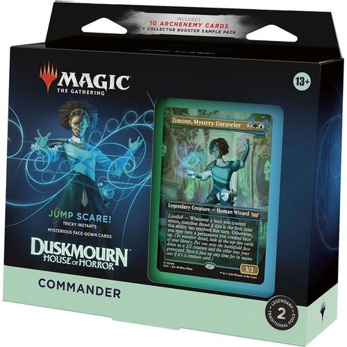 Magic The Gathering | Duskmourn: House of Horror Commander Deck - Jump Scare (Green/Blue) - PokéBox Australia