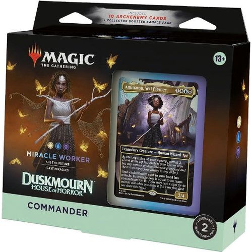 Magic The Gathering | Duskmourn: House of Horror Commander Deck - Miracle Worker (White/Blue/Black) - PokéBox Australia