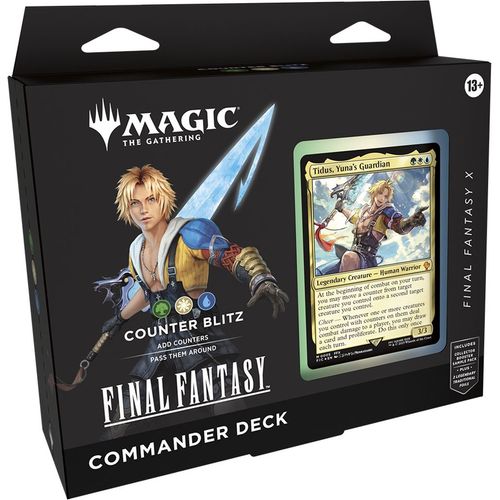 Magic The Gathering | Final Fantasy - Counter Blitz (Green/White/Blue) Commander Deck - PokéBox Australia