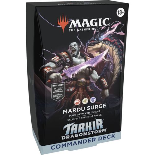 Magic The Gathering | Tarkir: Dragonstorm - Mardu Surge (Red/White/Black) Commander Deck - PokéBox Australia