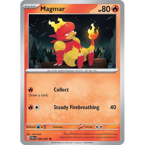Magmar (009/091) [SV: Paldean Fates] - PokéBox Australia